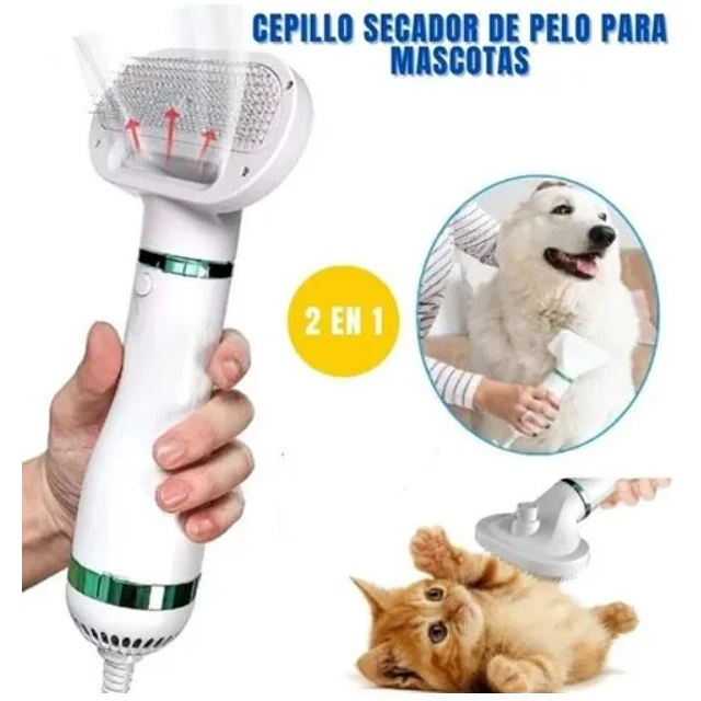 Cepillo y Secador Para Mascotas